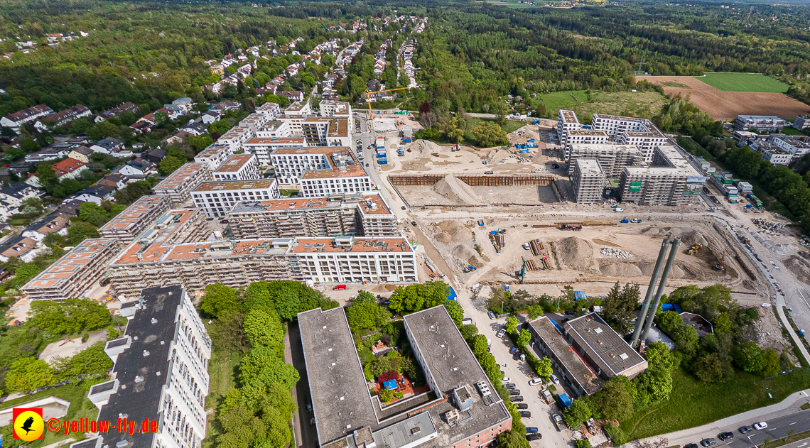09.05.2023 - Baustelle Alexisquartier und Pandion Verde in Neuperlach
